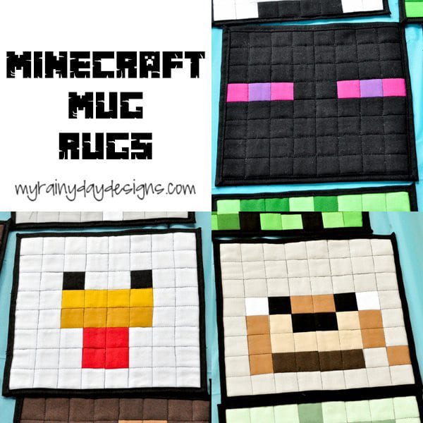Minecraft Mug Rugs