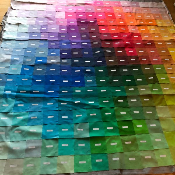 Kona Color Card Color Burst Labeled Layout